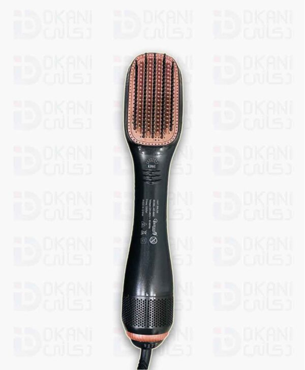 فرشاة جراح مصفف ومجفف الشعر 2 في 1- اسود 9990 - Image 2